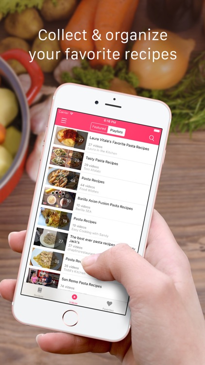 Pasta Recipes: Healthy cooking recipes & videos screenshot-3